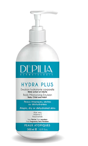 Depilia Hydra plus émulsion hydratante corporelle 500ml